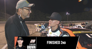 Promo image for Carson Brown talks second-place finish at Madison